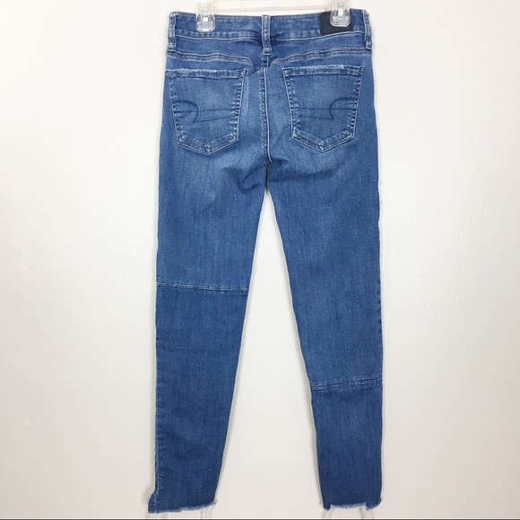 American Eagle Outfitters Jegging Ankle Jeans Sz 0 - Picture 6 of 8